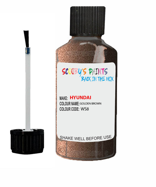 hyundai ix25 golden brown code ws8 touch up paint 2014 2017 Scratch Stone Chip Repair 