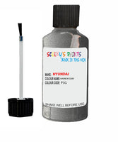 hyundai elantra harbor gray code p3g touch up paint 2010 2014 Scratch Stone Chip Repair 