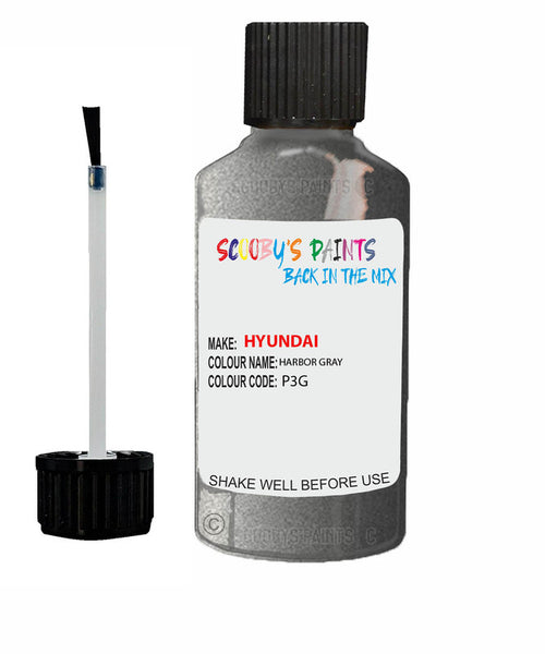 hyundai santa fe harbor gray code p3g touch up paint 2010 2014 Scratch Stone Chip Repair 
