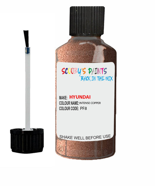 hyundai tucson intense copper code pf8 touch up paint 2016 2018 Scratch Stone Chip Repair 