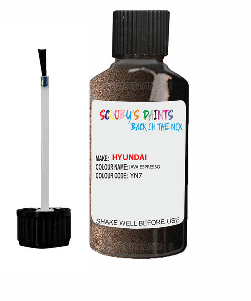 hyundai i40 java espresso code yn7 yn9 touch up paint 2015 2019 Scratch Stone Chip Repair 