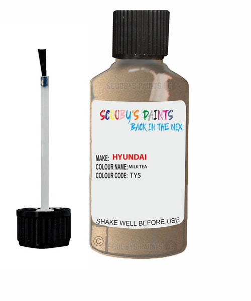 hyundai tucson milk tea code ty5 touch up paint 2015 2016 Scratch Stone Chip Repair 