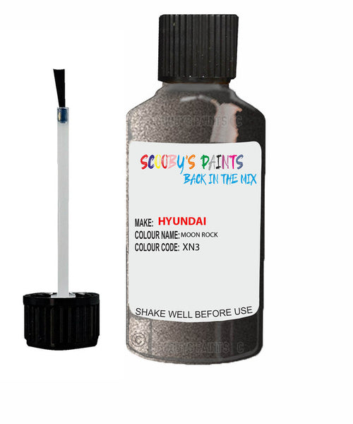 hyundai i30 moon rock code xn3 touch up paint 2015 2018 Scratch Stone Chip Repair 