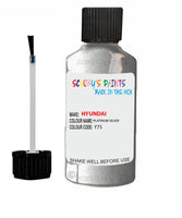 hyundai sonata platinum silver code y7s v3s u3s touch up paint 2015 2020 Scratch Stone Chip Repair 