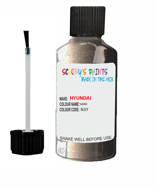 hyundai sonata sand code n3y touch up paint 2010 2017 Scratch Stone Chip Repair 