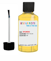 hyundai sonata tweety yellow code vv touch up paint 1999 2008 Scratch Stone Chip Repair 