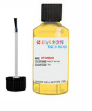 hyundai sonata tweety yellow code vv touch up paint 1999 2008 Scratch Stone Chip Repair 
