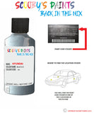 hyundai sonata blue ice code hg x6u Scratch score repair paint 2008 2015