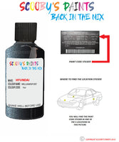 hyundai santa fe williamsport code t3u Scratch score repair paint 2010 2014