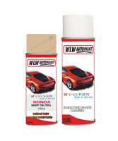 honda prelude desert tan yr54 car aerosol spray paint with lacquer 1990 1997Body repair basecoat dent colour