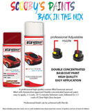 honda civic carmen red r90 car aerosol spray paint with lacquer 1995 1998