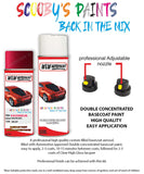 honda prelude cassis red r82p car aerosol spray paint with lacquer 1991 2006