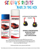 honda crv electron blue b95p car aerosol spray paint with lacquer 1999 2004