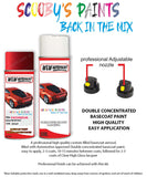 honda civic inza red r96p car aerosol spray paint with lacquer 1996 2003