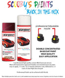 honda civic matador red r93p car aerosol spray paint with lacquer 1995 1998