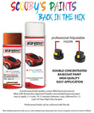 honda civic new deep orange yr577p car aerosol spray paint with lacquer 2009 2010