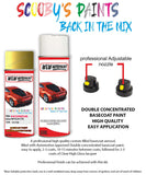 honda hrv new yellow y57m car aerosol spray paint with lacquer 1999 2002