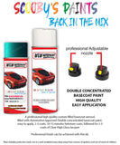 honda civic paradise green bg33p 5 car aerosol spray paint with lacquer 1995 1997