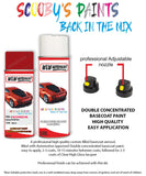 honda crv rio red r63 car aerosol spray paint with lacquer 1990 1993