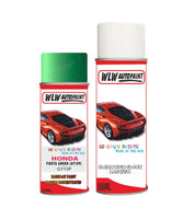 honda crv fiesta green gy15p car aerosol spray paint with lacquer 1991 1995Body repair basecoat dent colour