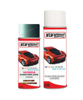 honda civic islander green g505m car aerosol spray paint with lacquer 1998 2003Body repair basecoat dent colour