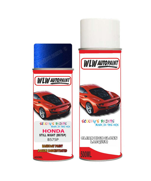 honda accord still night b575p car aerosol spray paint with lacquer 2013 2018Body repair basecoat dent colour