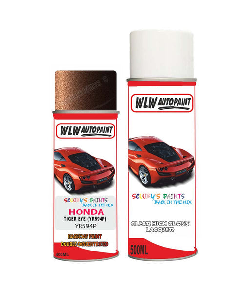 honda accord tiger eye yr594p car aerosol spray paint with lacquer 2013 2015Body repair basecoat dent colour
