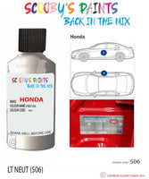 honda accord lt neut code 506 Scratch score repair paint 1994 1997