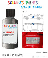 honda civic pewter grey code nh537m Scratch score repair paint 1990 2003
