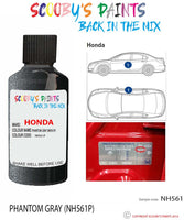 honda accord phantom gray code nh561p Scratch score repair paint 1991 1998