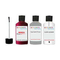 honda civic radiant ruby code r518p touch up paint 2001 2004 Primer undercoat anti rust protection