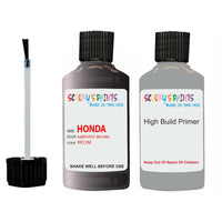 honda concerto amethyst code location sticker rp23m touch up paint 1991 1997