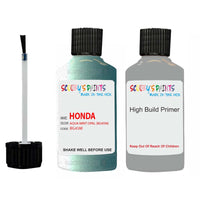 honda civic aqua mint opal code location sticker bg45m touch up paint 1999 2000
