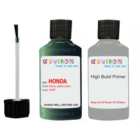 honda civic baikal green code location sticker g86p touch up paint 1996 2002