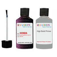 honda civic black amethyst code location sticker rp37p touch up paint 2003 2016