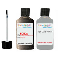 honda prelude charcoal granite code location sticker nh531m touch up paint 1990 2004