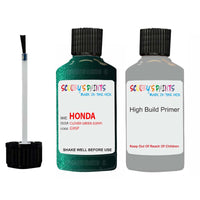 honda hrv clover green code location sticker g95p touch up paint 1998 2004