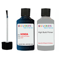 honda legend cobalt blue code location sticker b54p touch up paint 1990 1995