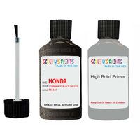 honda accord commando black code location sticker m5335 touch up paint 1994 1994