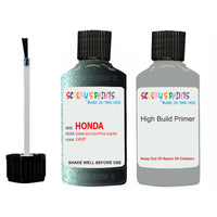 honda prelude dark eucalyptus code location sticker g83p touch up paint 1996 1999