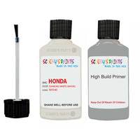 honda concerto diamond white code location sticker nh540 touch up paint 1990 1995