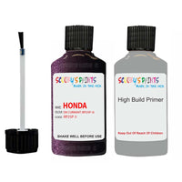 honda accord dk currant code location sticker rp25p 3 touch up paint 1996 1999
