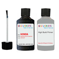 honda civic granada black code location sticker nh503p touch up paint 1990 2000