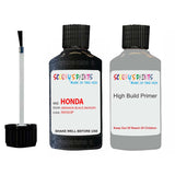 honda accord granada black code location sticker nh503p touch up paint 1990 2000