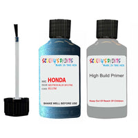 honda civic neutron blue code location sticker b537m touch up paint 2005 2011