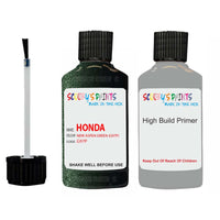 honda accord new aspen green code location sticker g97p touch up paint 1998 2003