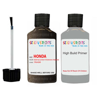 honda civic new blackish titanium code location sticker yr600m touch up paint 2013 2018