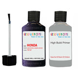 honda integra new royal grape code location sticker pb76p touch up paint 1998 2000