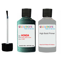 honda accord noble green code location sticker g508p touch up paint 2001 2003