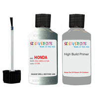 honda civic opal green code location sticker g73m touch up paint 1991 1994